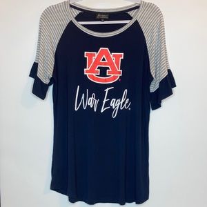 Auburn University War Eagle Graphic Women’s Top Shirt Gameday